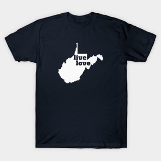 West Virginia - Live Love West Virginia T-Shirt